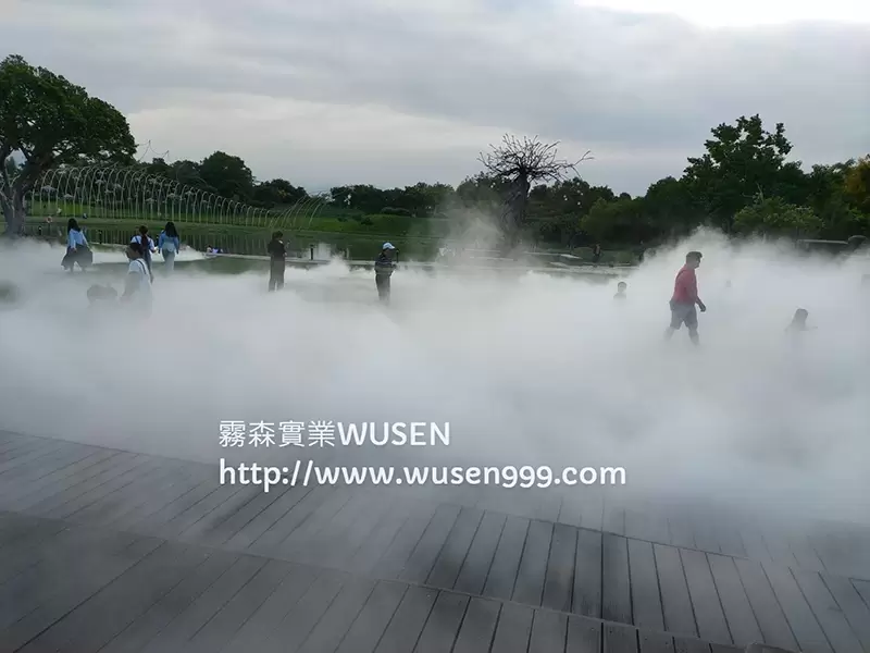 降溫、降塵、加濕、景觀、除臭、消毒， 高壓水霧工程,霧森實業-噴霧風扇，工業級高壓噴霧機組，高壓微霧機組
