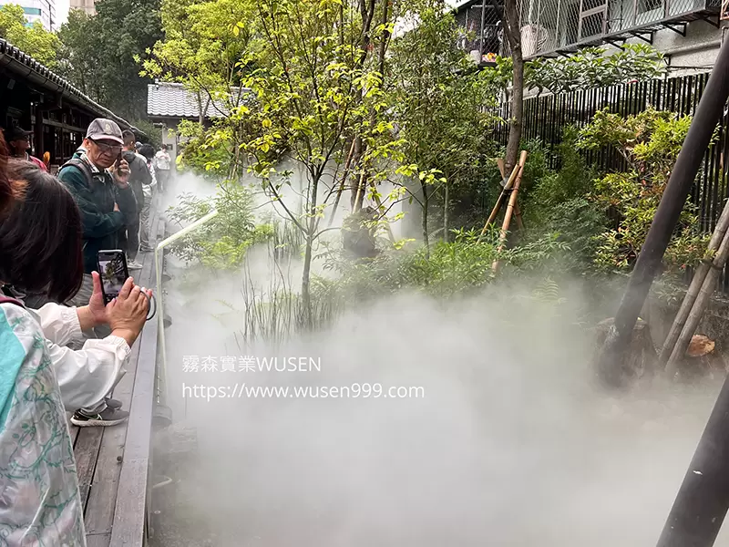 高壓水霧造景,霧森實業-噴霧風扇，工業級高壓噴霧機組，高壓微霧機組